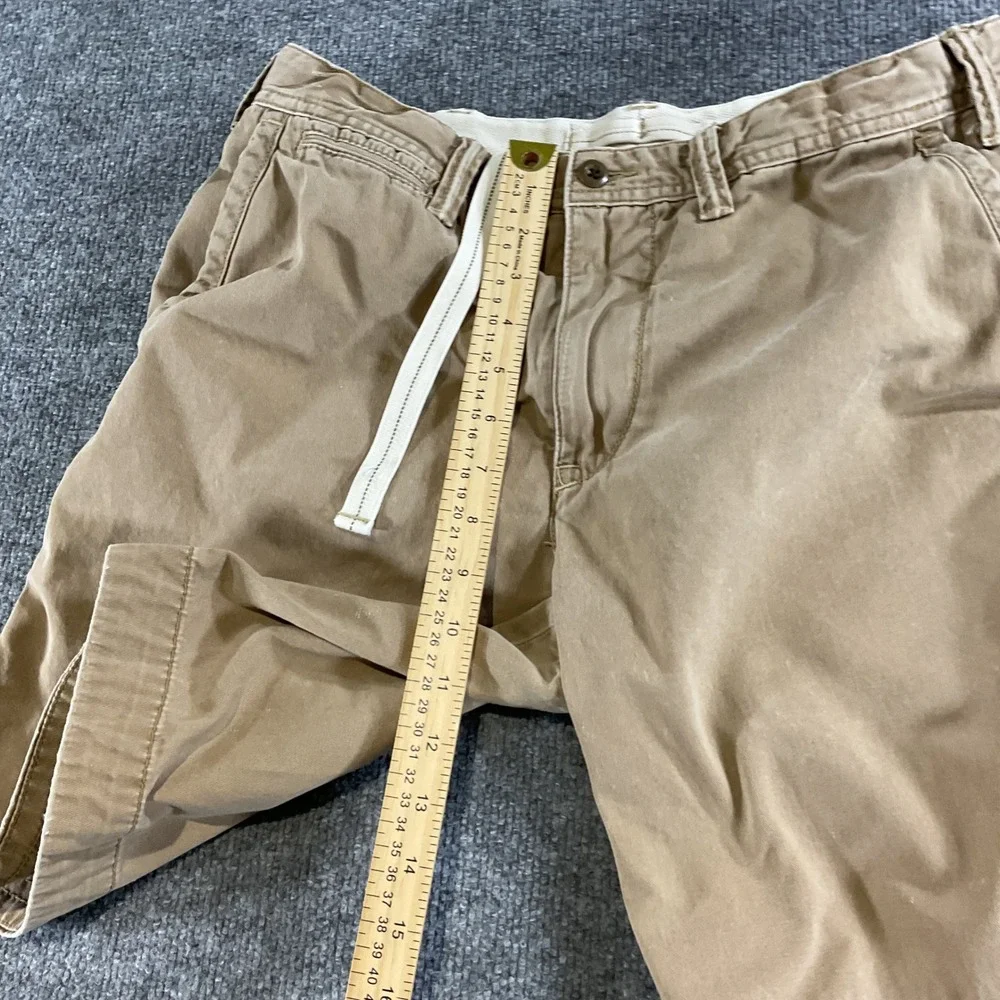Polo Ralph Lauren Relaxed Fit Shorts Mens 32 Khaki Cotton Casual Chino Classic